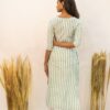 Gaaba Makeover Stripe Green Kurti-8652