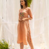Ecstatic Cotton Kurta Pant With Hand Embroidery-9513
