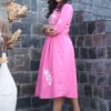 Bubbly Pink Gaaba Dress-11690