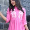 Bubbly Pink Gaaba Dress-11692