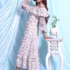 Gaaba Dream dance chiffon floral dress-12836
