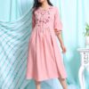 Gaaba Happy Cotton Embroidered Dress-0
