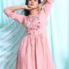 Gaaba Happy Cotton Embroidered Dress-13704