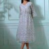 Urja white floral dress-0